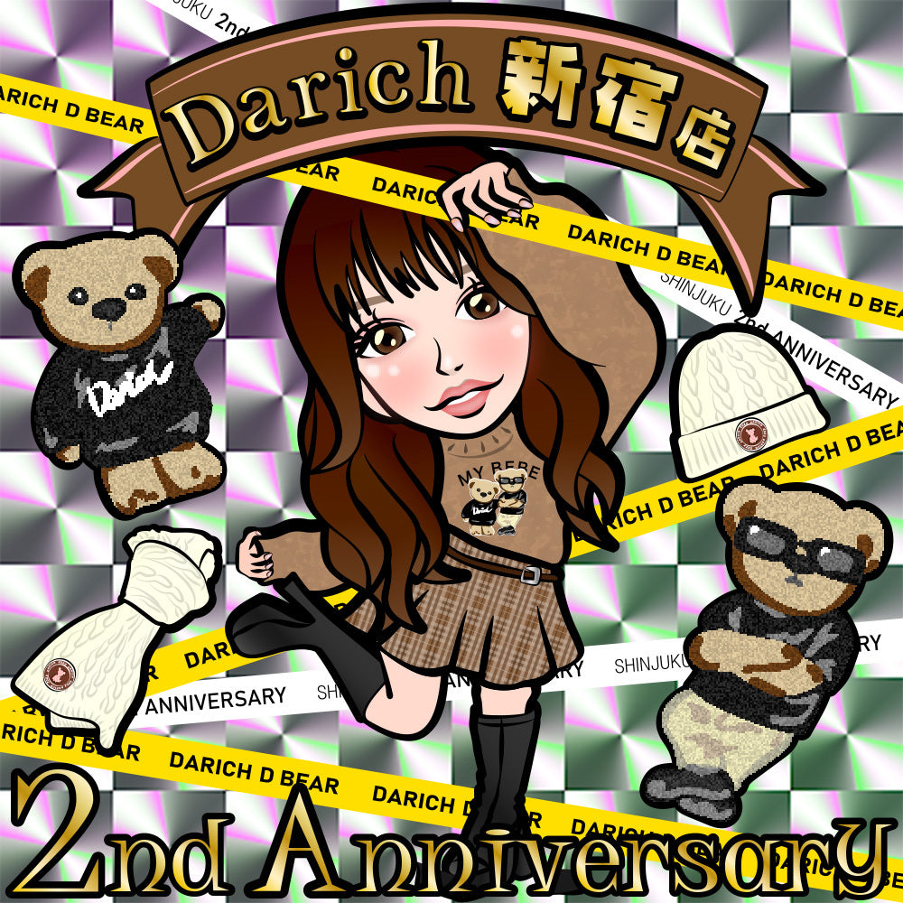 novelty】Darich新宿店2周年限定シール – Darich (ダーリッチ)