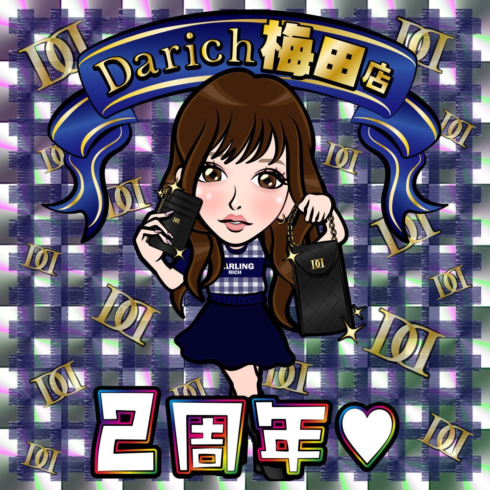 novelty】Darich梅田店2周年限定シール – Darich (ダーリッチ)