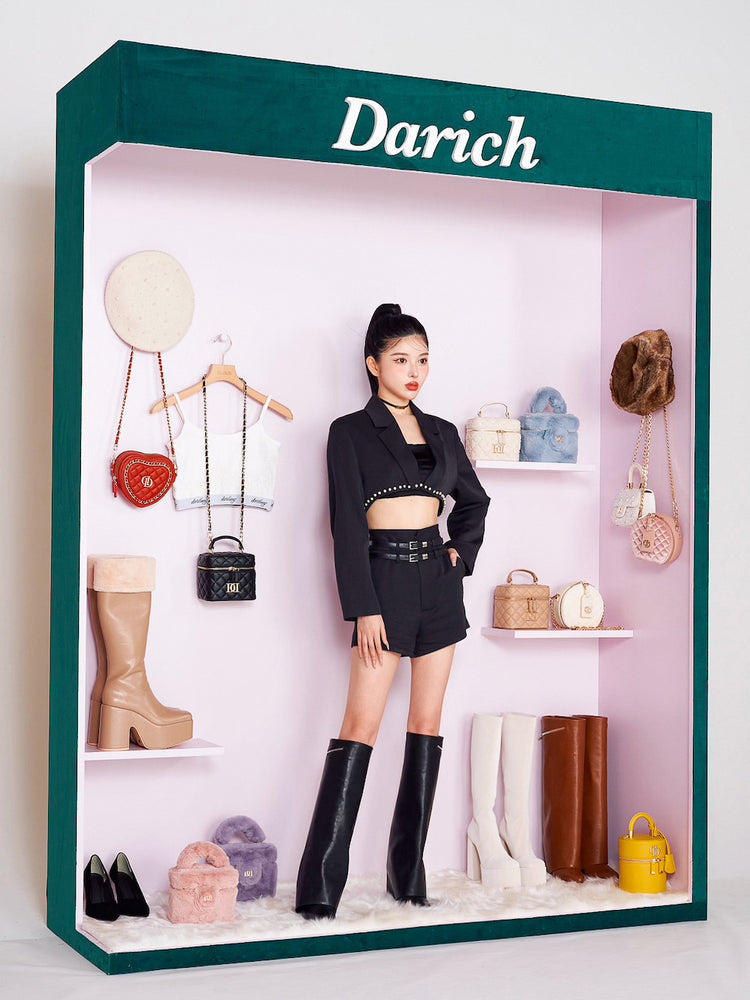 ダブルベルトハイウエストショートパンツ – Darich (ダーリッチ)